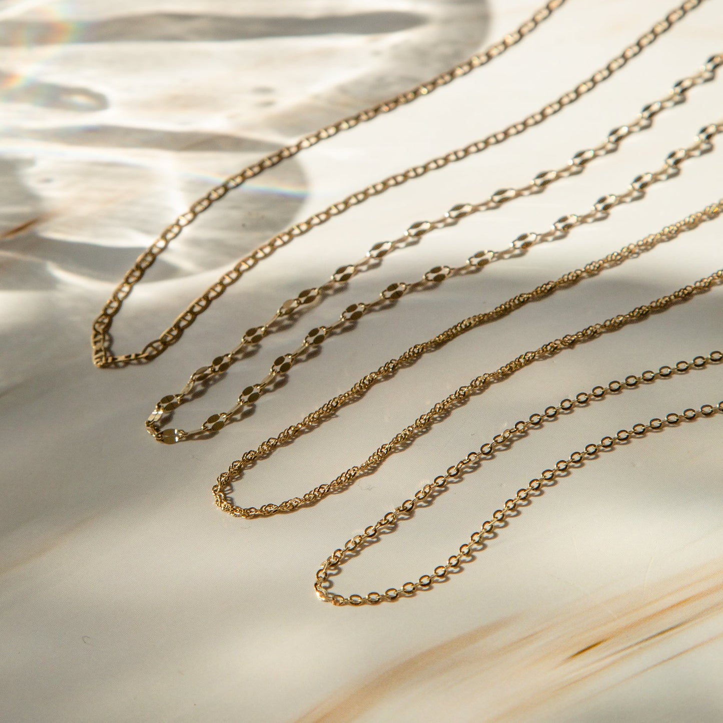 Twisted Lace Chain Necklace