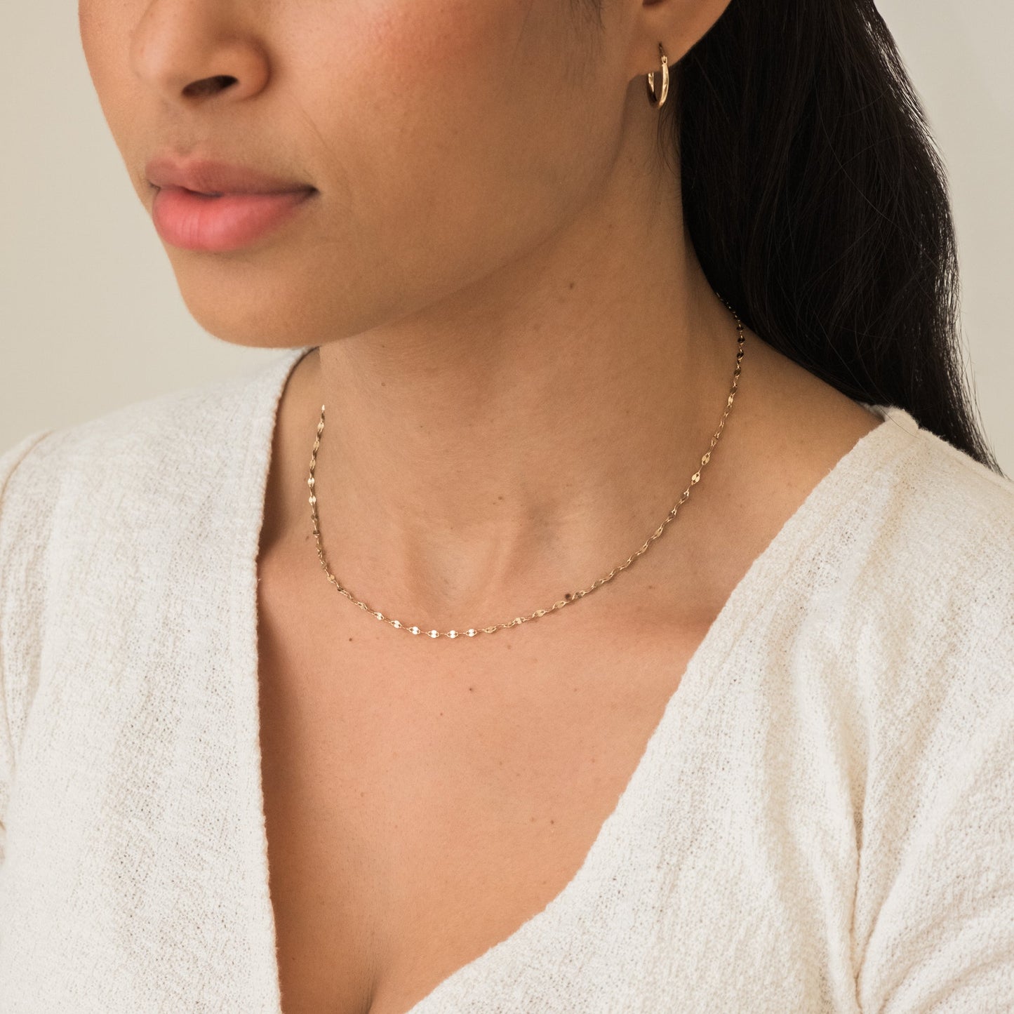 Twisted Lace Chain Necklace