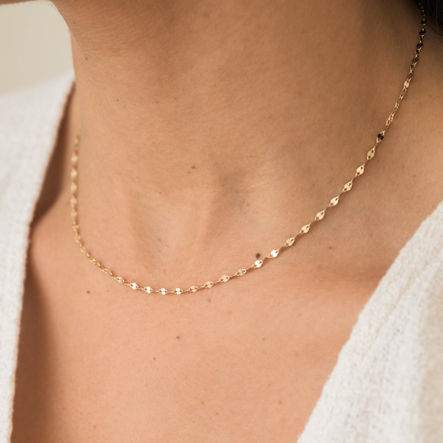 Twisted Lace Chain Necklace