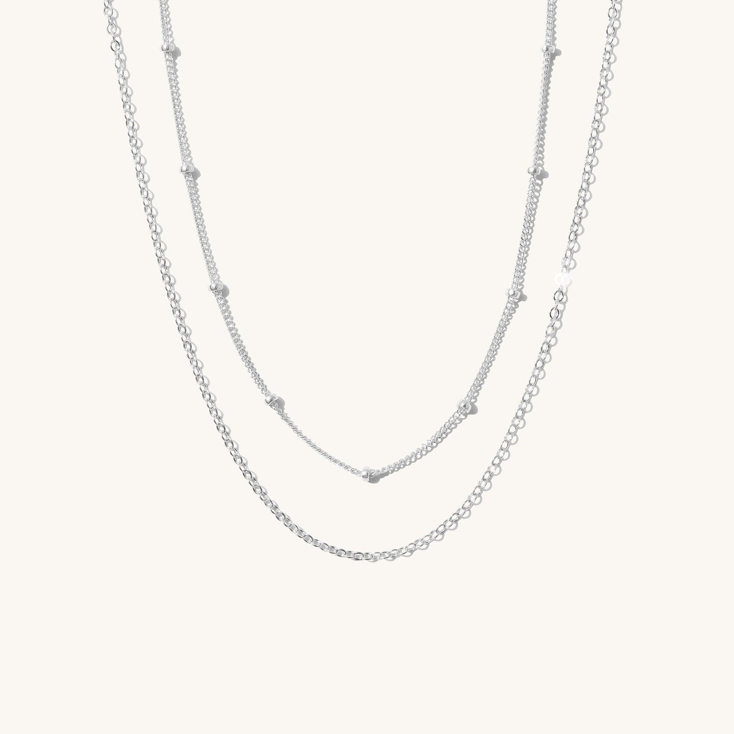 Dainty Chain Necklace Set