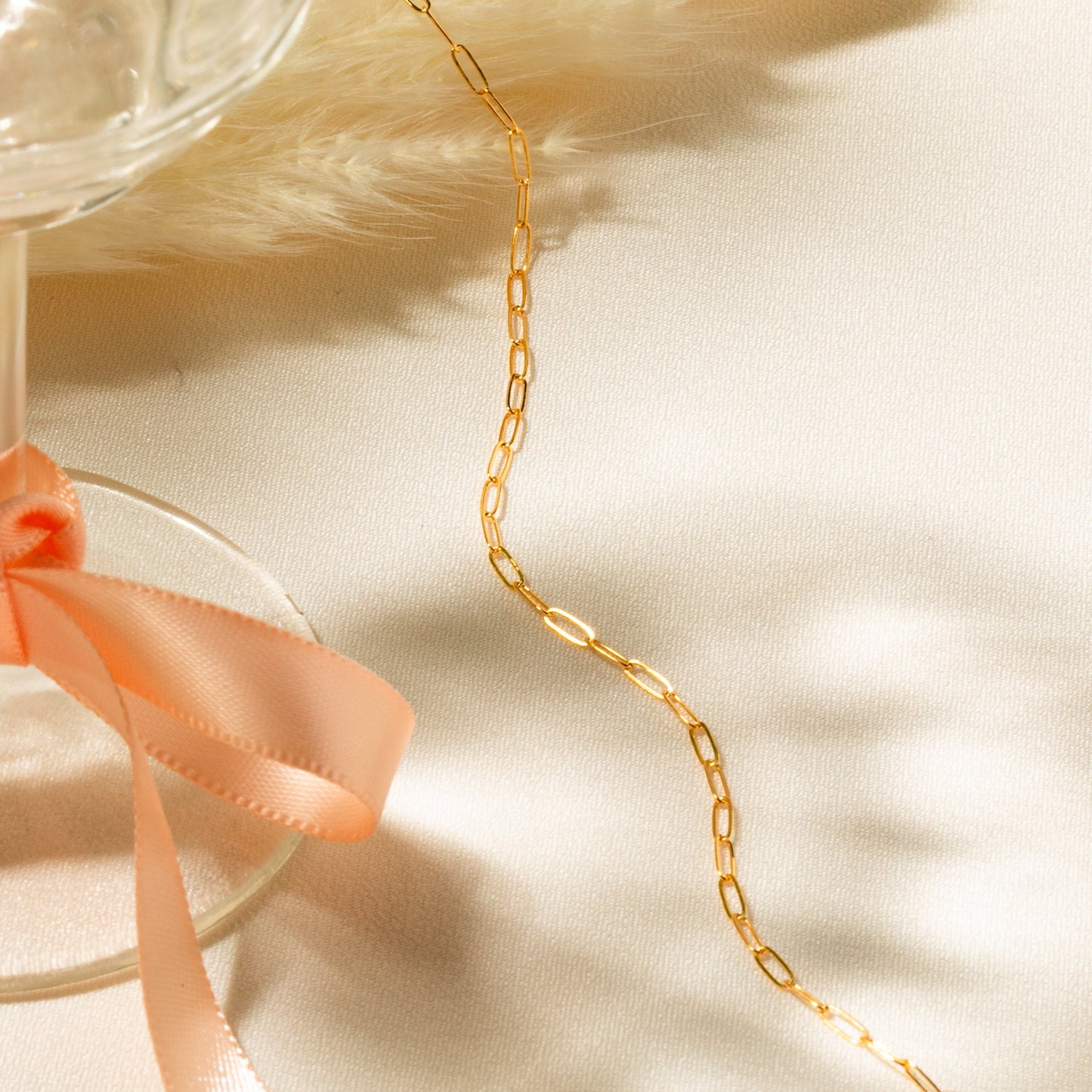 Dainty Paperclip Chain Bracelet