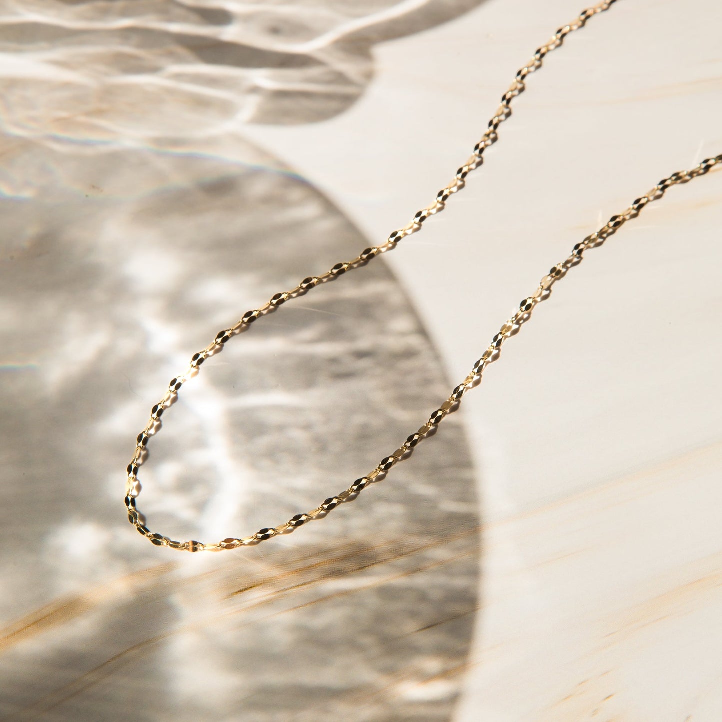 Twisted Lace Chain Necklace