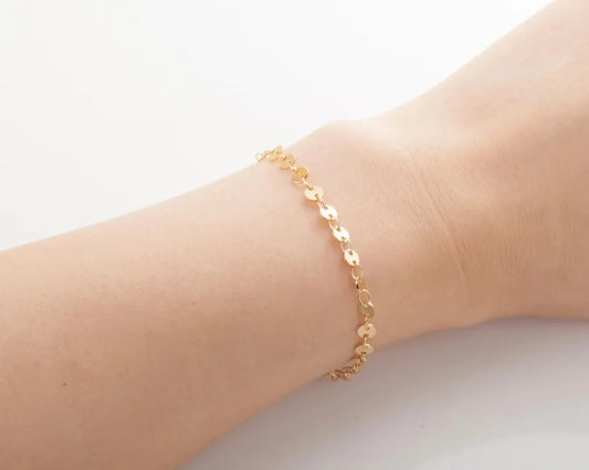 Twisted Lace Chain Bracelet