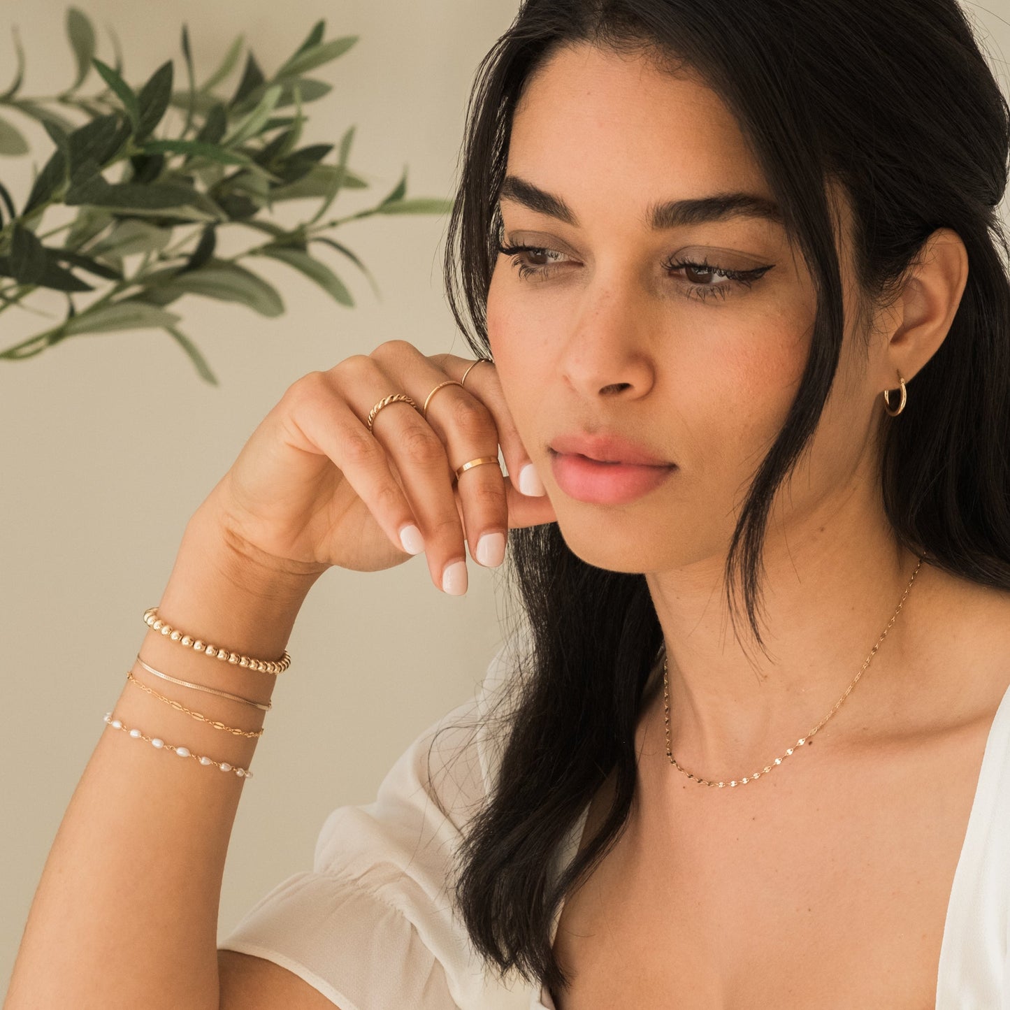 Twisted Lace Chain Necklace