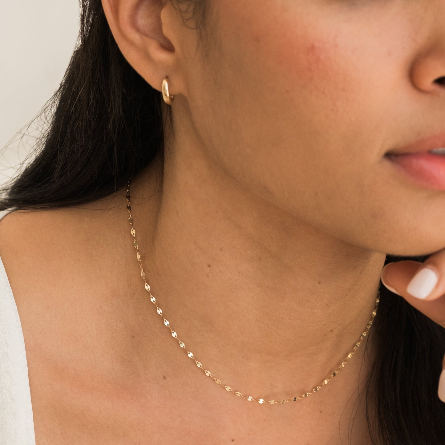 Twisted Lace Chain Necklace