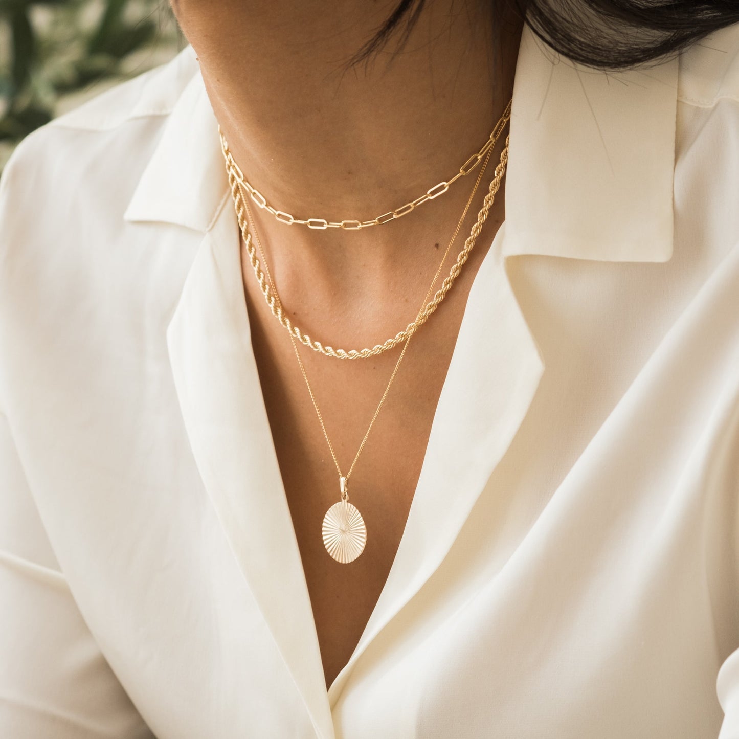 Chunky Rope Chain Necklace