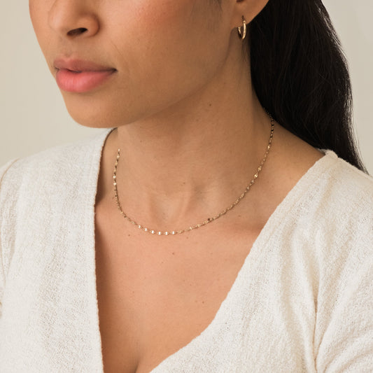 Twisted Lace Chain Necklace