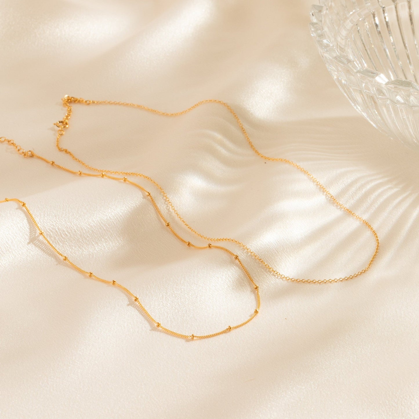 Dainty Chain Necklace Set