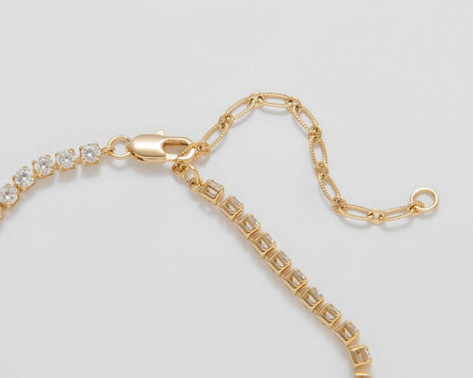 Dainty CZ Tennis Bracelet