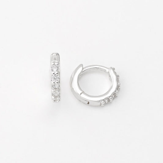 CZ Huggie Hoops Earring