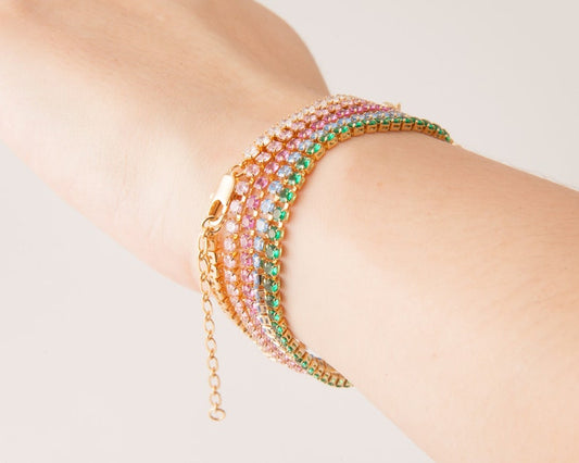 Dainty CZ Tennis Bracelet